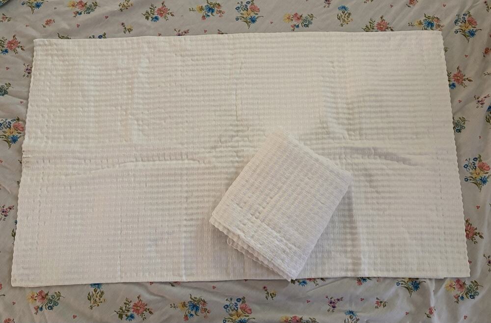 Pillow Shams Pair Margarita Bianca Lumatex White Cotton Textured King Size